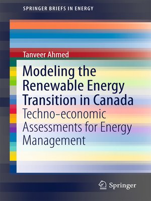 cover image of Modeling the Renewable Energy Transition in Canada